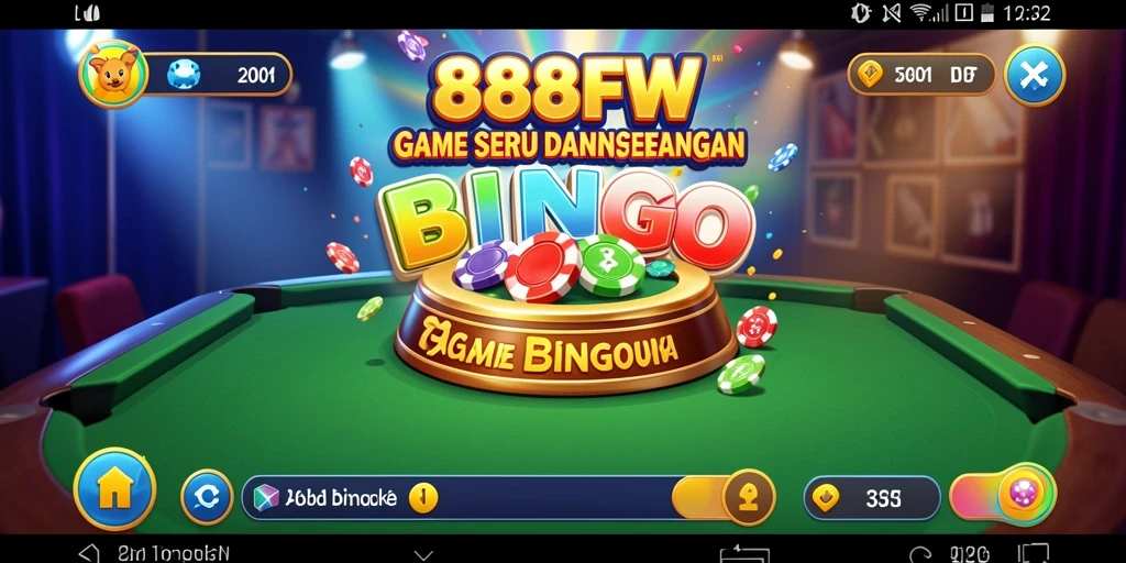 Tampilan gameplay seru dari game Bingo 888FW.