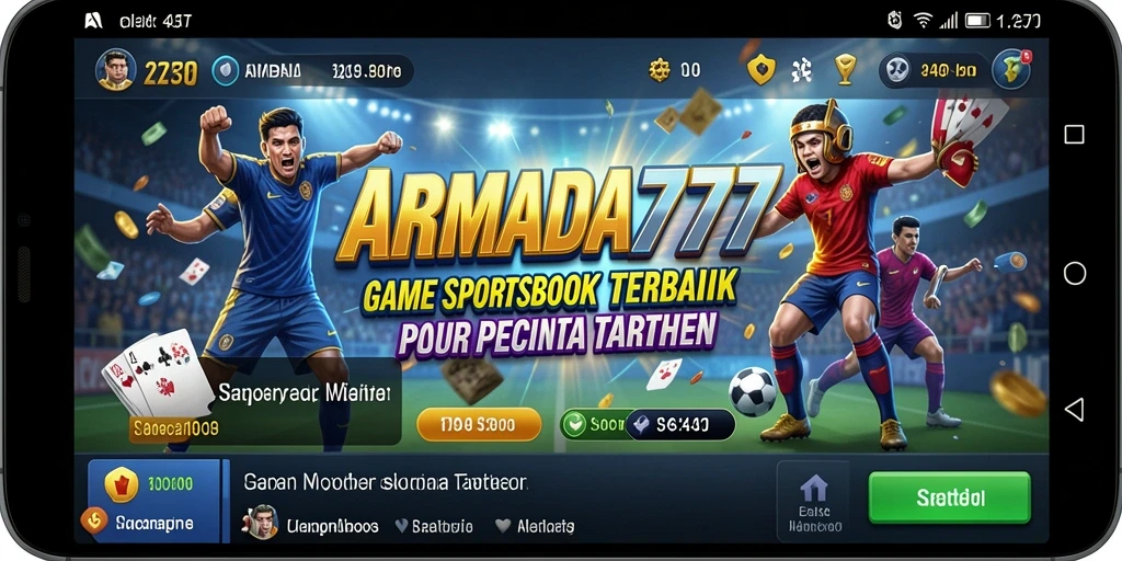Tangkapan layar utama ARMADA777 menampilkan antarmuka taruhan yang menarik.