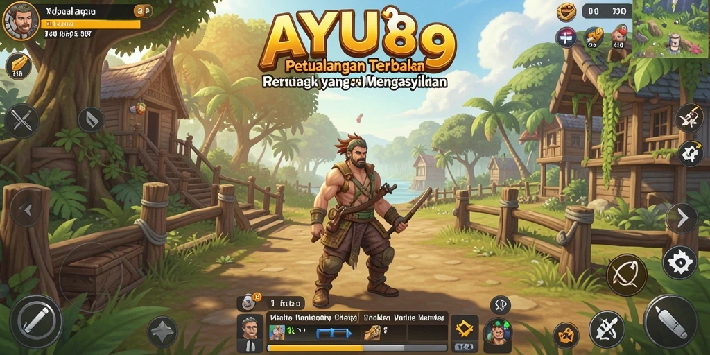 Tampilan gameplay <strong>AYU89</strong> yang mengesankan dengan dunia terbuka.