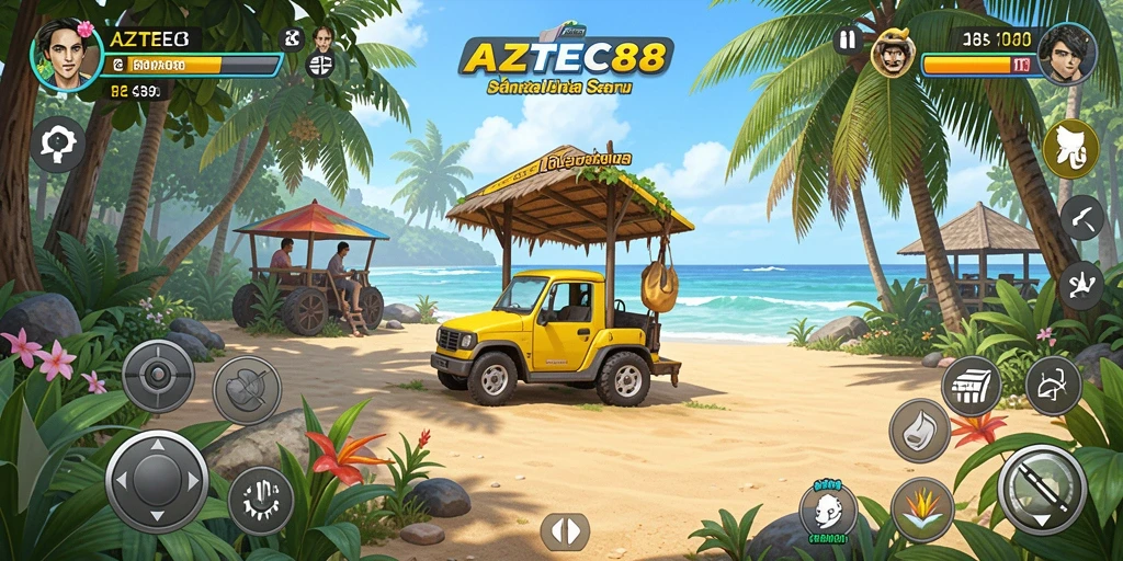 Tampilkan gameplay menarik AZTEC88 dengan tantangan santai.