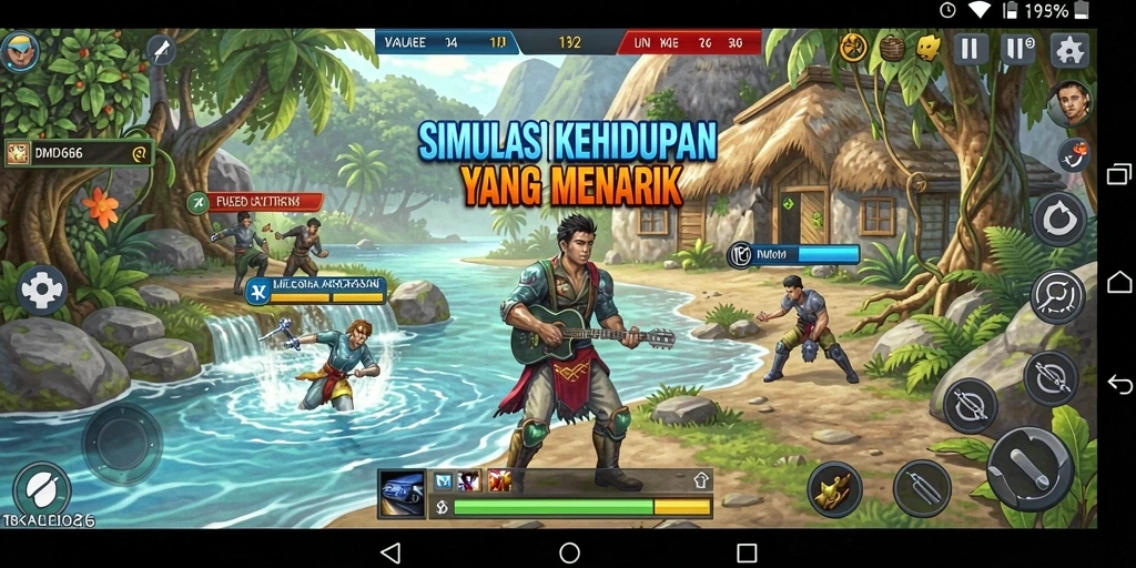 Tampilan gameplay DMD686 yang menarik dan interaktif.