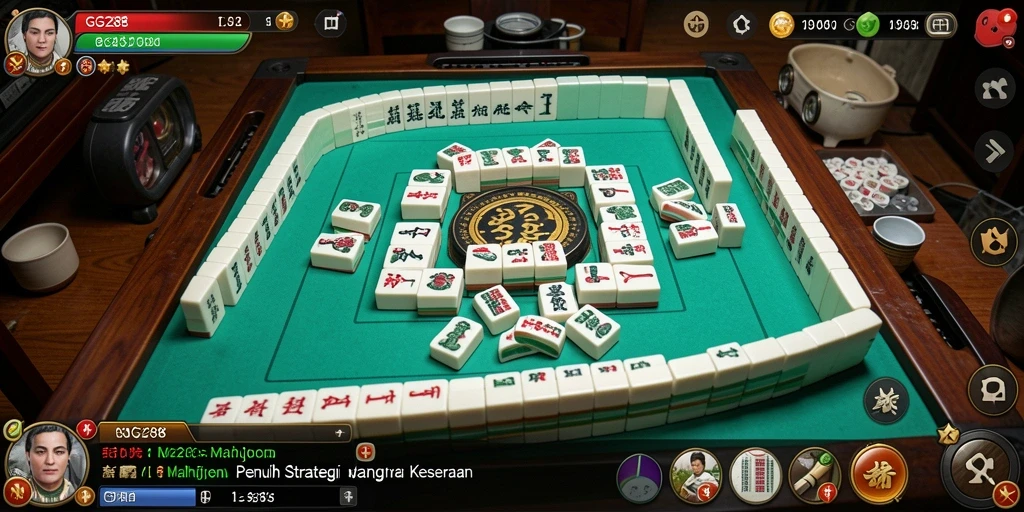 Screenshot gameplay GG288 menampilkan keseruan permainan Mahjong.