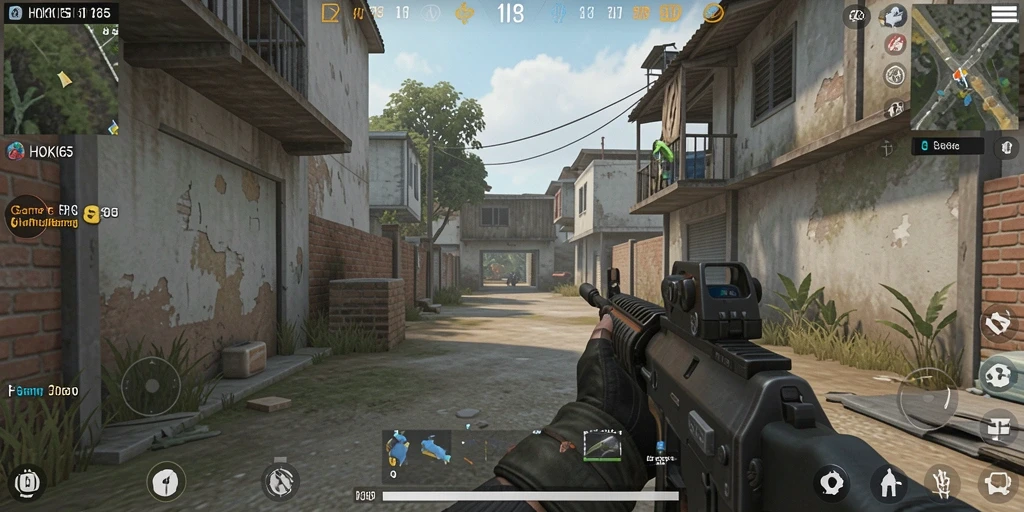 Gameplay mendebarkan HOKI65 dengan aksi tembak-menembak seru.