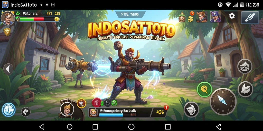 Tampilan screenshot INDOSATTOTO menampilkan gameplay yang mendebarkan.