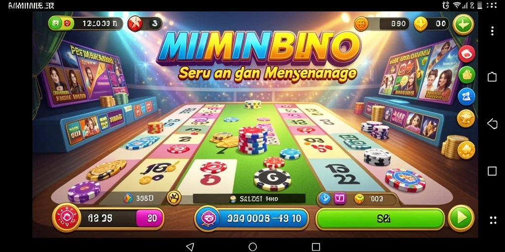 Screenshot MIMINBET menampilkan gameplay Bingo yang seru dan interaktif.