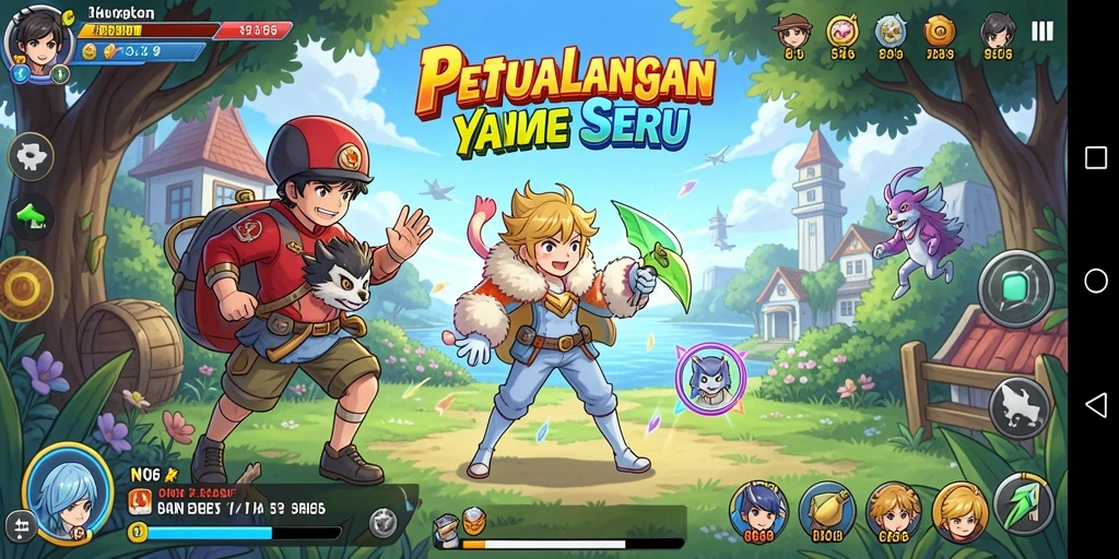 Screenshot gameplay N06 menampilkan karakter anime dalam aksi yang mendebarkan.