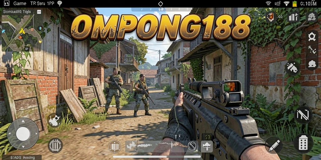 Tampilan gameplay seru OMPONG188 yang mendebarkan.