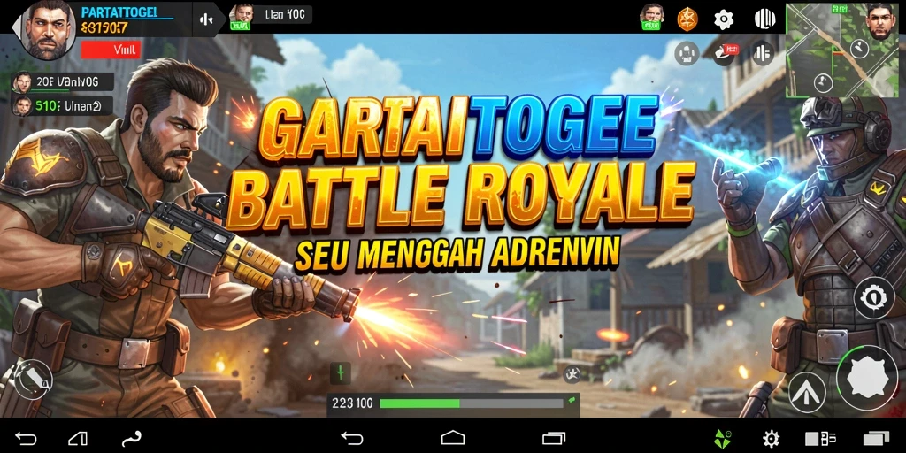 Tampilan gameplay seru di PARTAITOGEL dengan adu tembak intens.