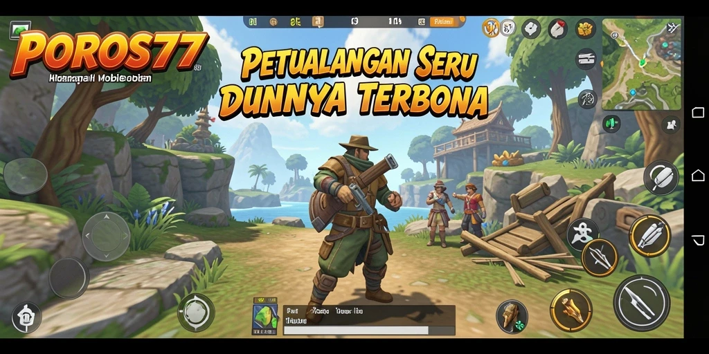 Tangkapan layar dari gameplay POROS77 yang epik dan penuh aksi.