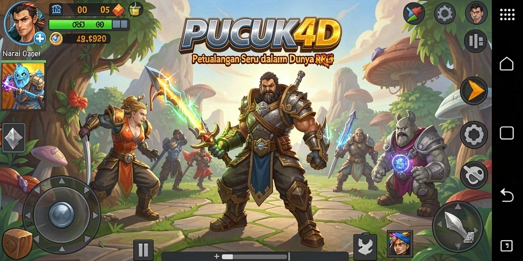 Tampilan gameplay seru dalam <strong>PUCUK4D</strong> dengan pertarungan mendebarkan.
