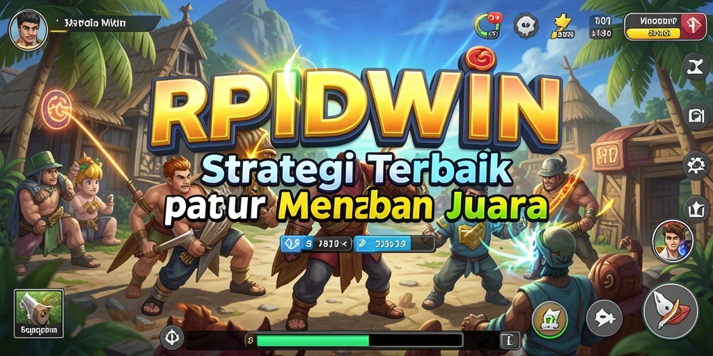 Tampilan gameplay RPIDWIN dengan aksi strategi yang menegangkan.
