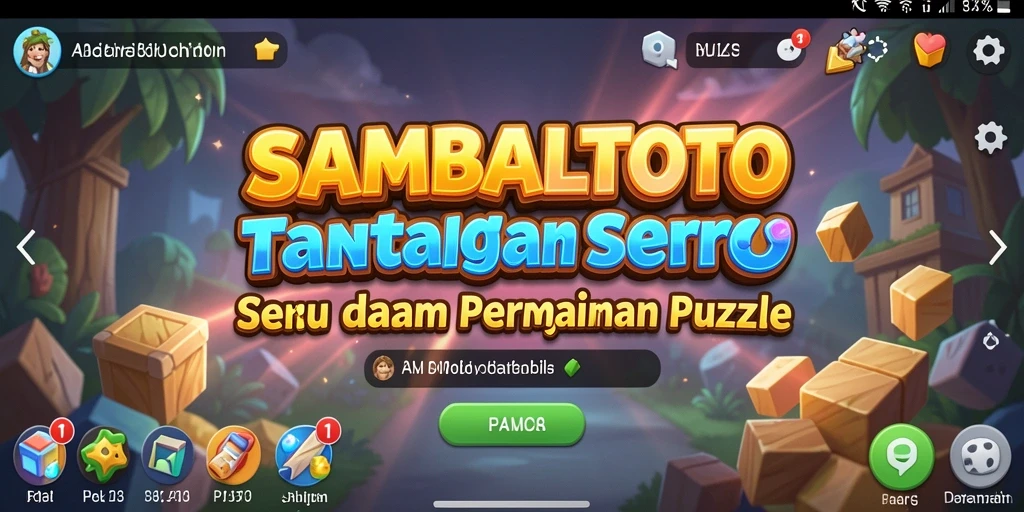 Tampilan gameplay menarik dari SAMBALTOTO dengan teka-teki yang menantang.