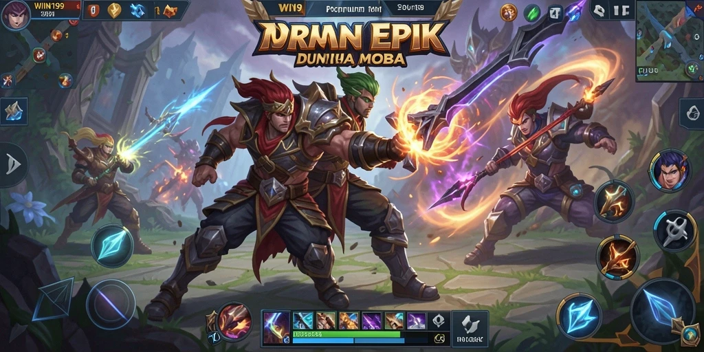 Gameplay seru <strong>WIN199</strong> dengan pertarungan tim yang strategis dan mendebarkan.