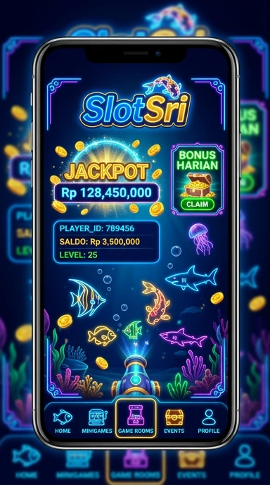 Tampilan antarmuka pengguna slotsri yang intuitif.